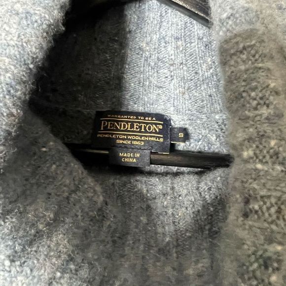 Pendleton Wool Cowl Neck Sweater Small - Picture 5 of 5
